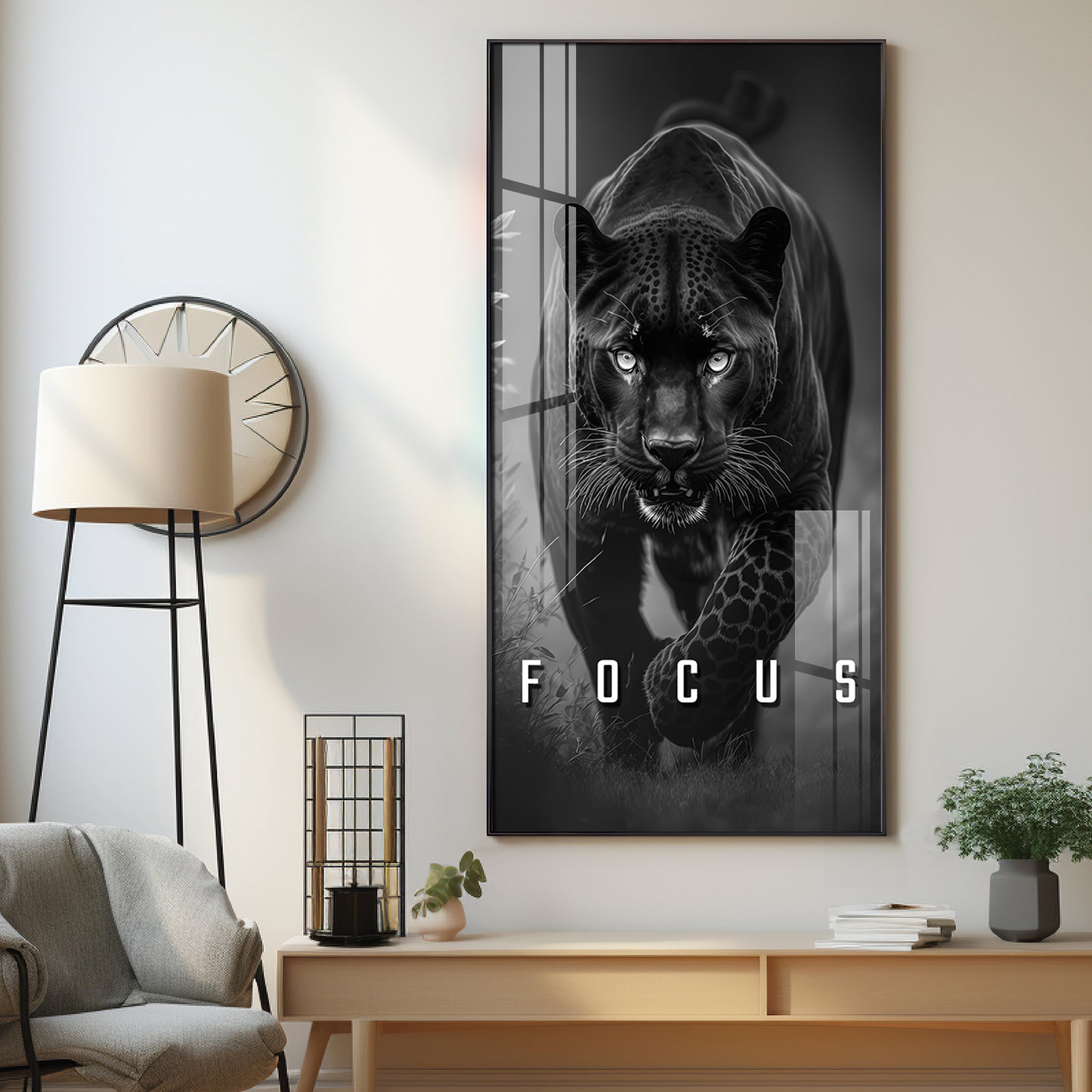 Focus Premium Acrylic Vertical Wall Art