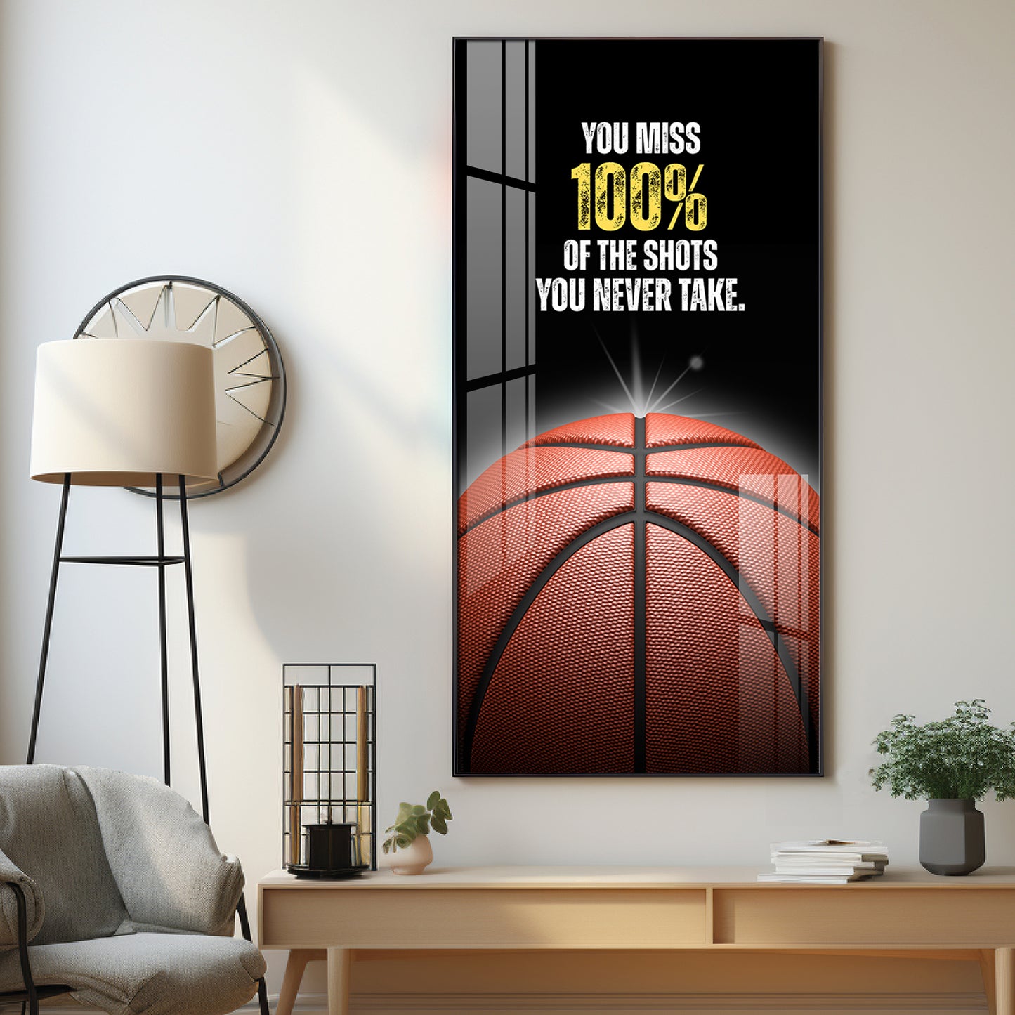 You Never Take Premium Acrylic Vertical Wall Art