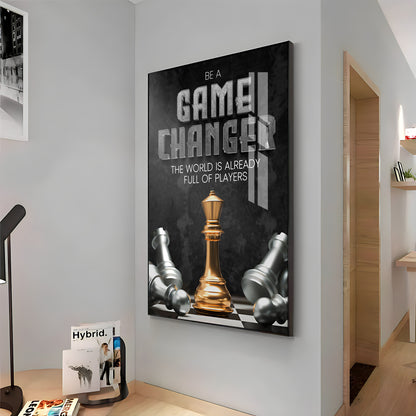 Game Changer Premium Acrylic Vertical Wall Art