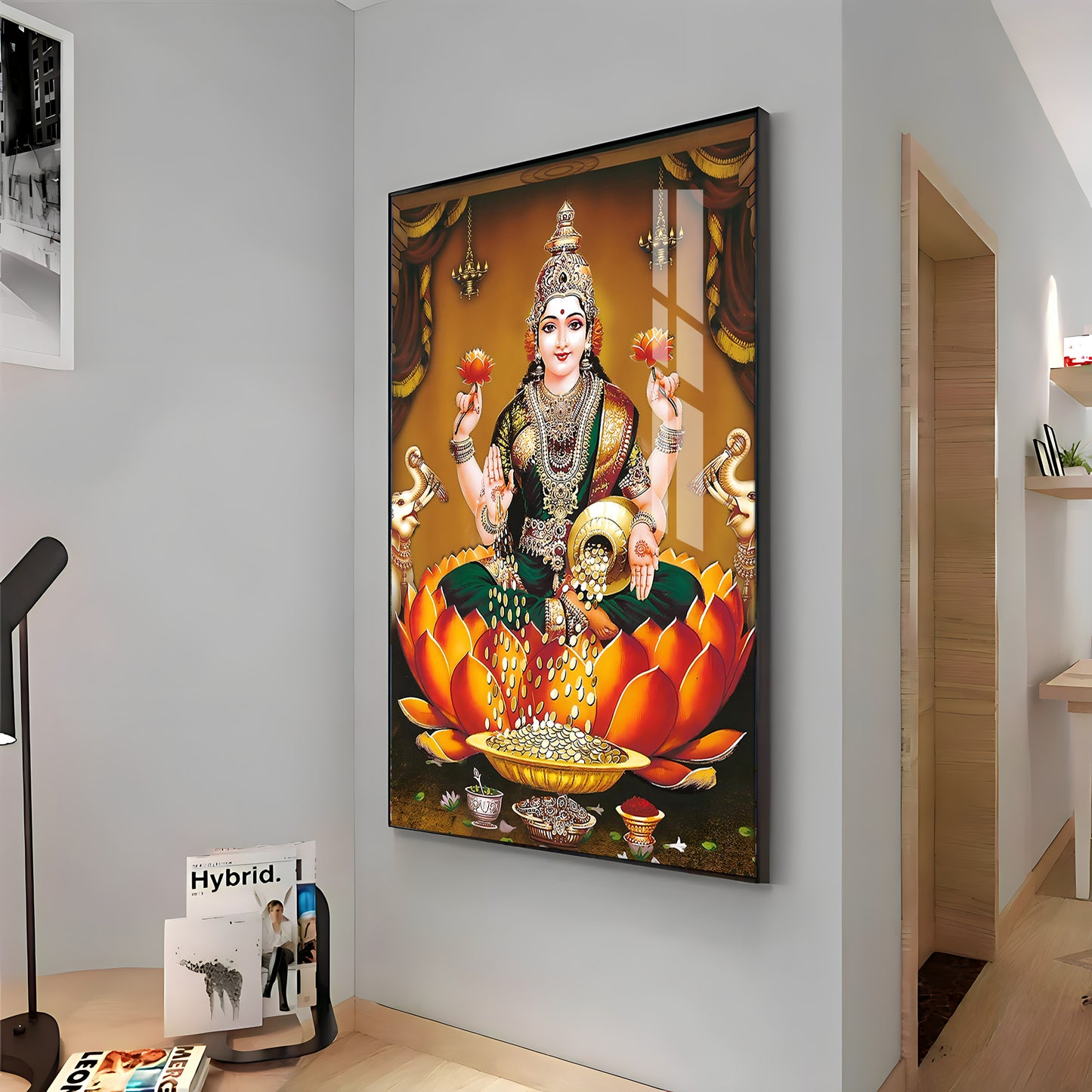 Goddess in Tranquility Premium Vertical Acrylic Wall Art