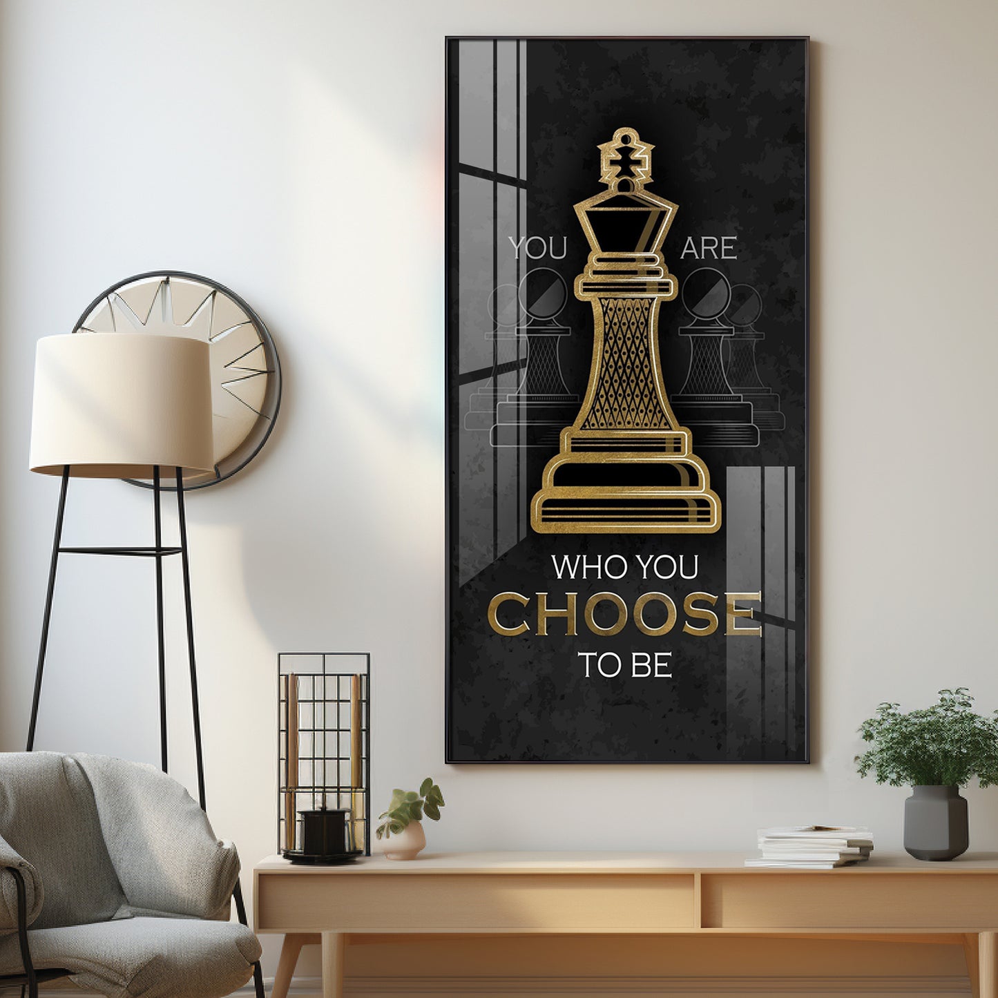 Who You Choose To Be Premium Acrylic Vertical Wall Art