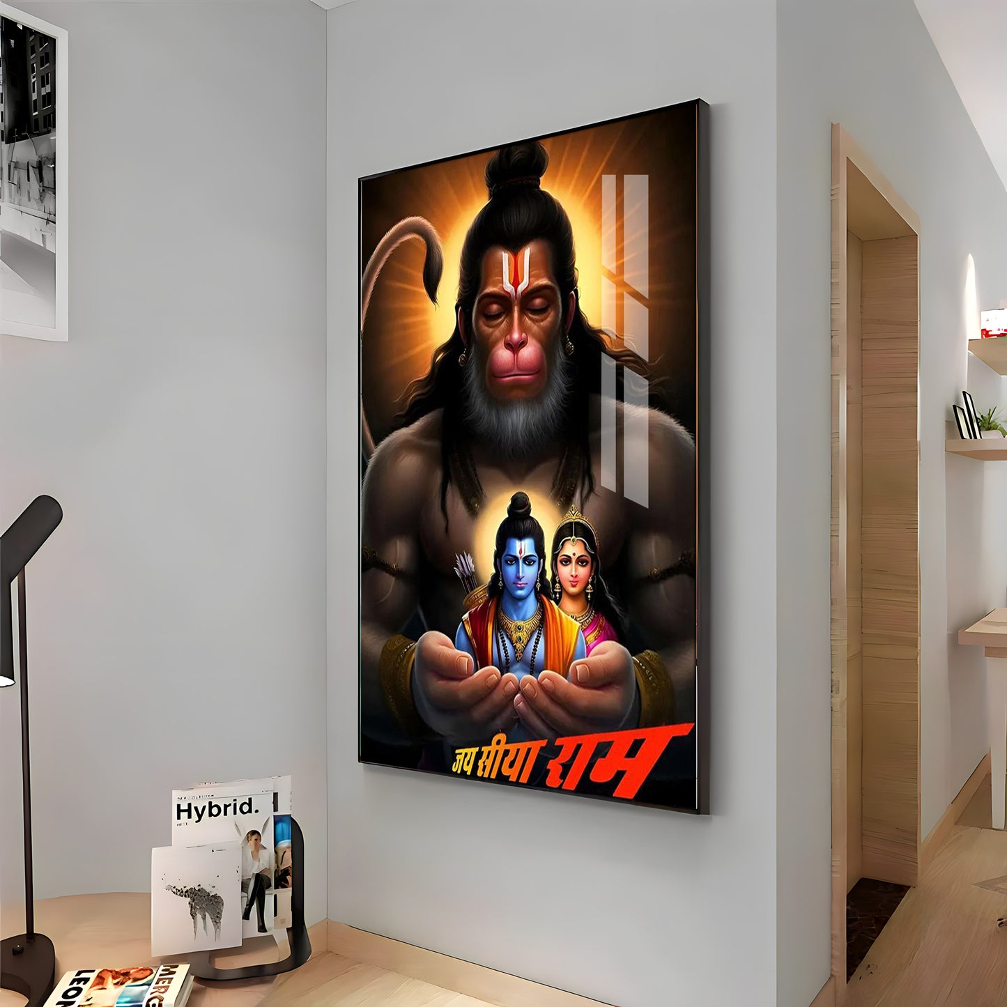 The Mighty Hanuman Premium Acrylic Wall Art