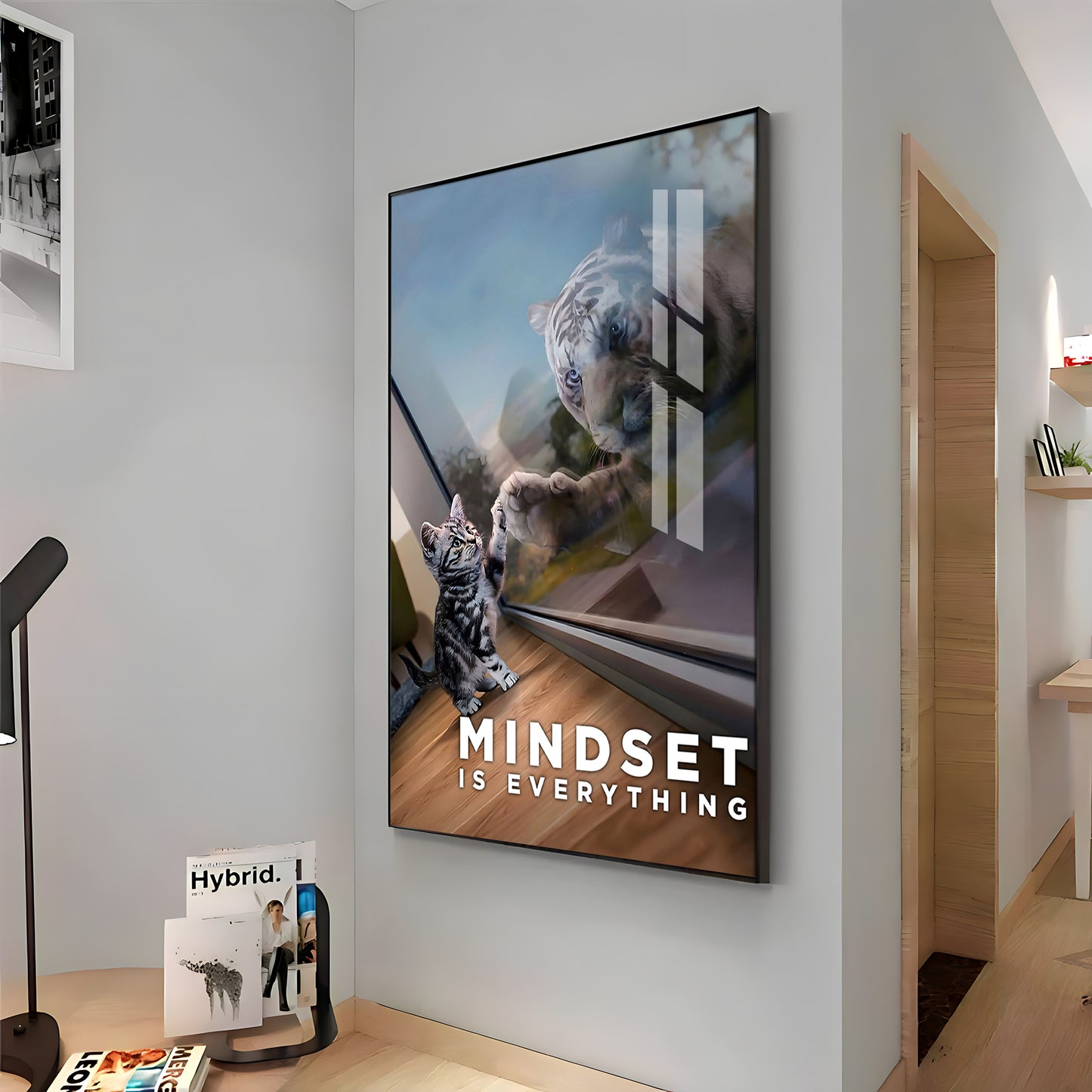 Mindset Is Everything Premium Acrylic Vertical Wall Art