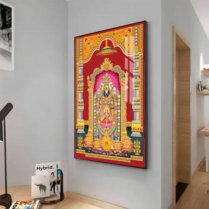 Narayana Blessing Premium Acrylic Vertical Wall Art