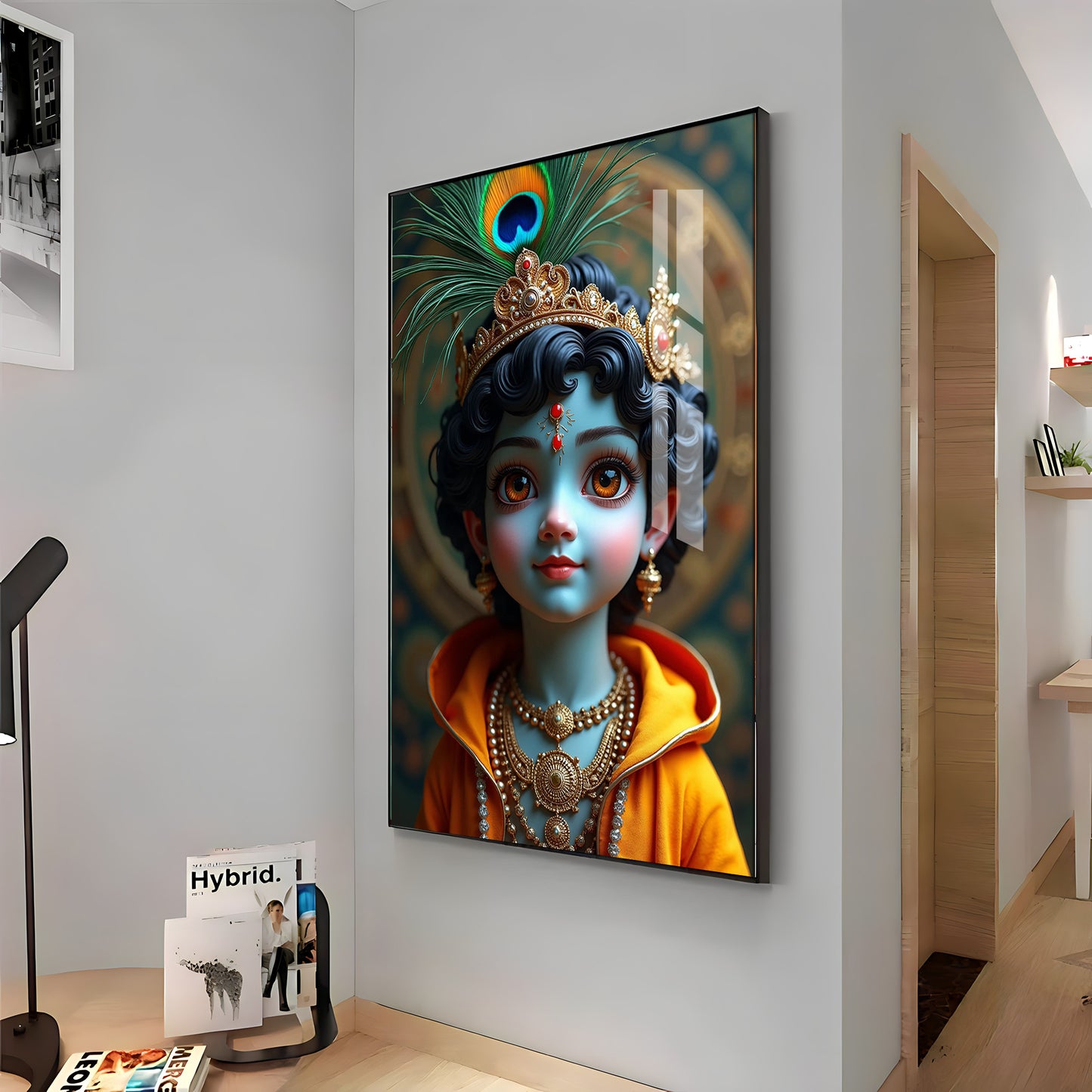 Infinite Krishna Imagery Premium Acrylic Wall Art