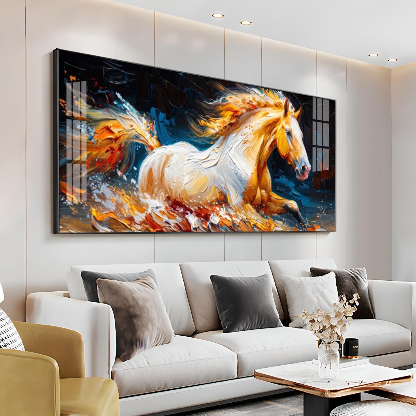 Fantasy Horse Premium Acrylic Horizontal Wall Art