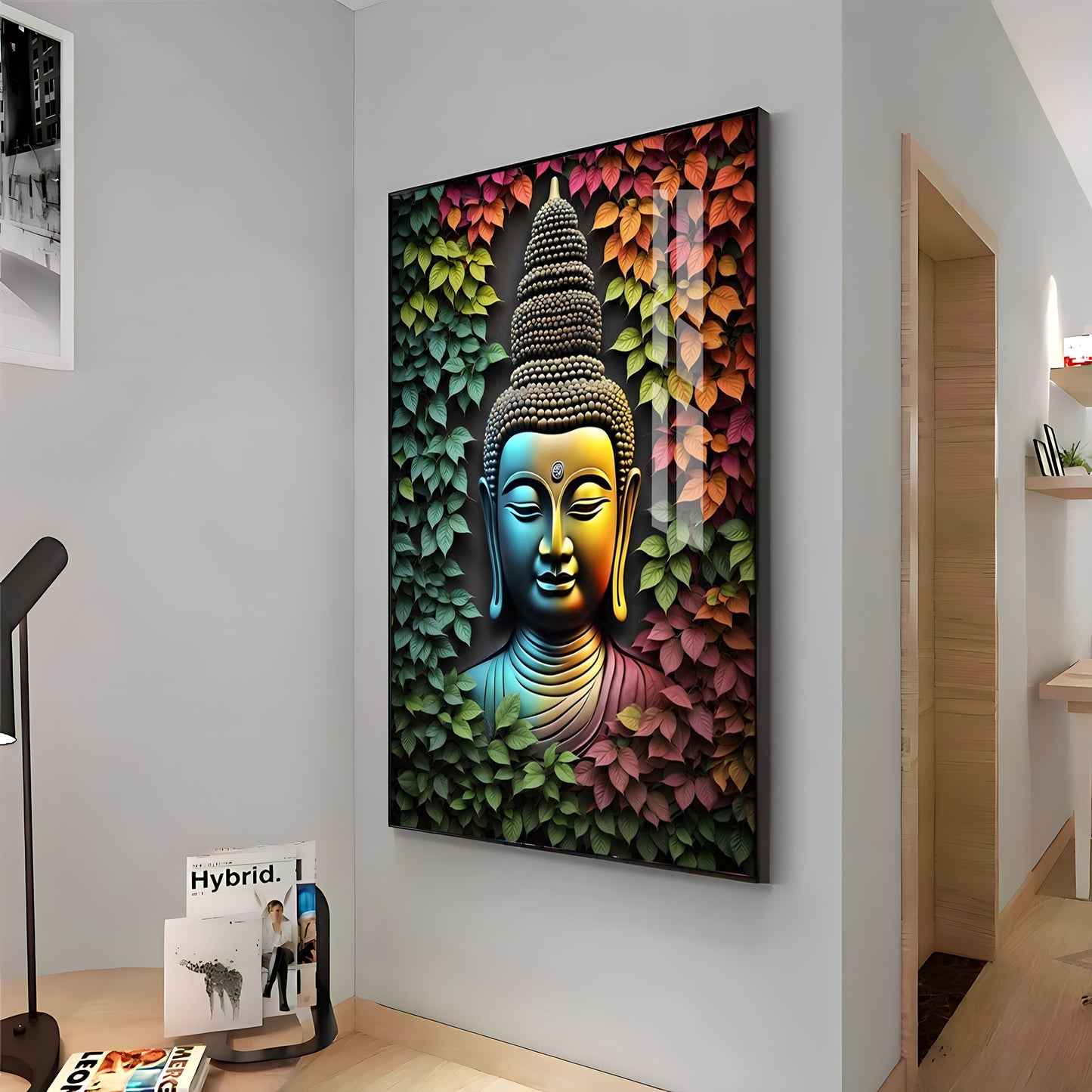 Beautiful Buddha Premium Acrylic Vertical Wall Art