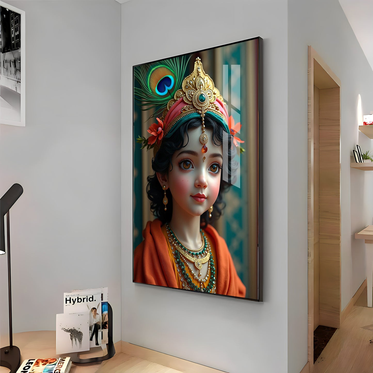 Krishna Reverberations Premium Acrylic Wall Art