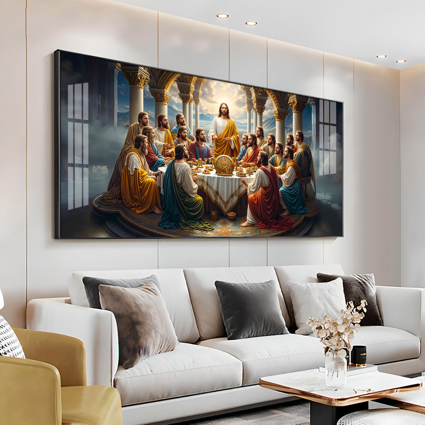 Jesus Supper Legacy Premium Acrylic Horizontal Wall Art