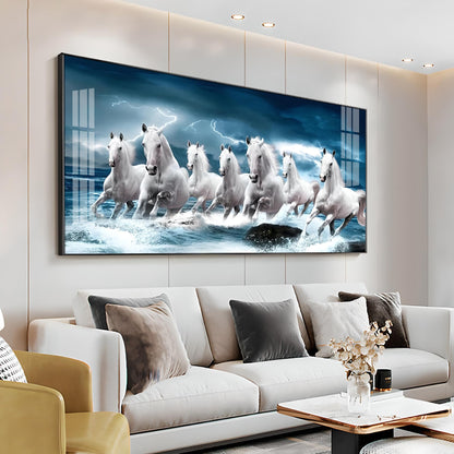 Heaven Horses Premium Acrylic Horizontal Wall Art