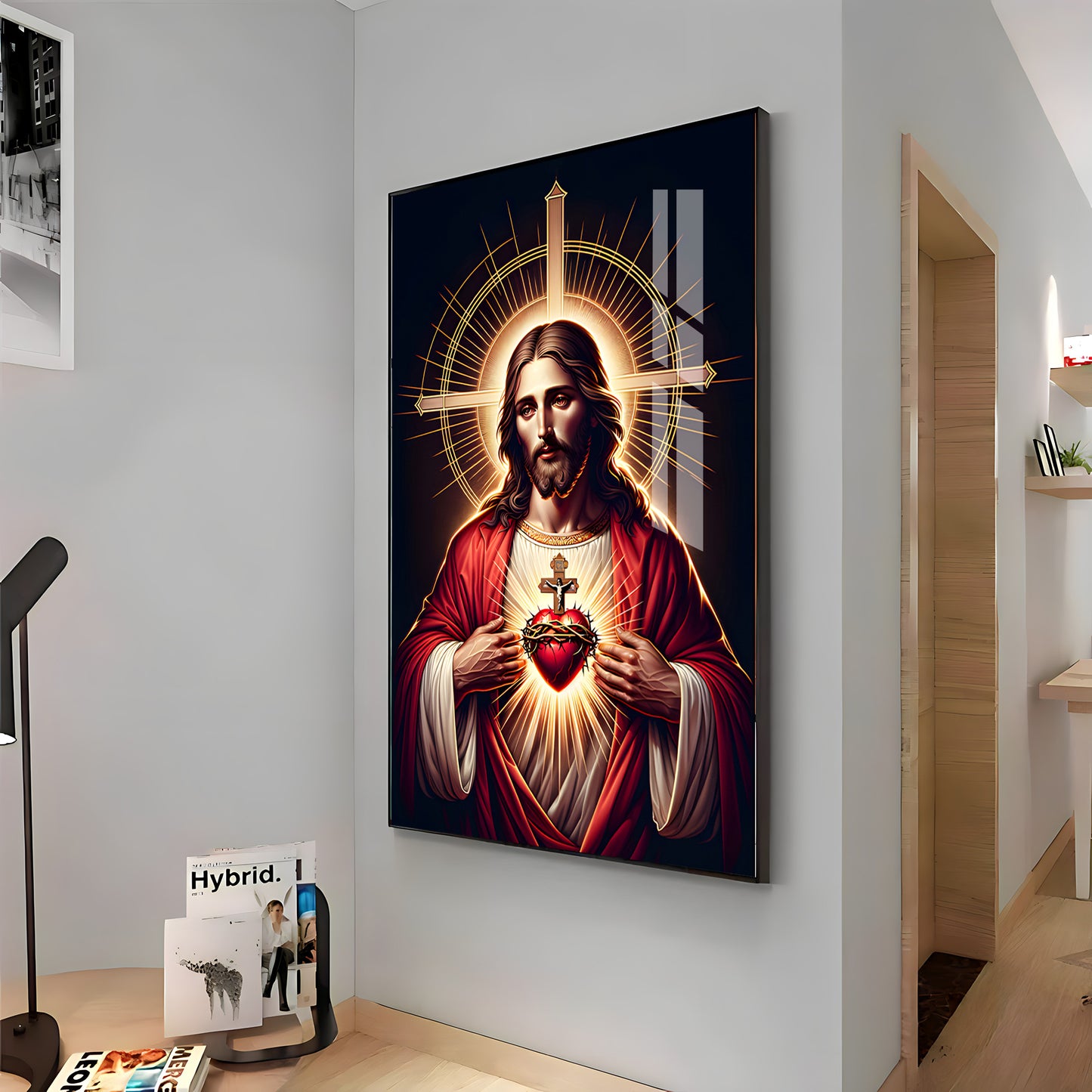 Canvas of Christ's Love Premium Acrylic Vertical Wall Art