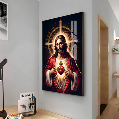 Canvas of Christ's Love Premium Acrylic Vertical Wall Art