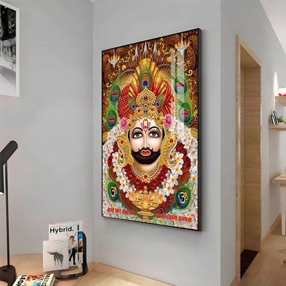 Baba Shyam Humara Premium Acrylic Vertical Wall Art