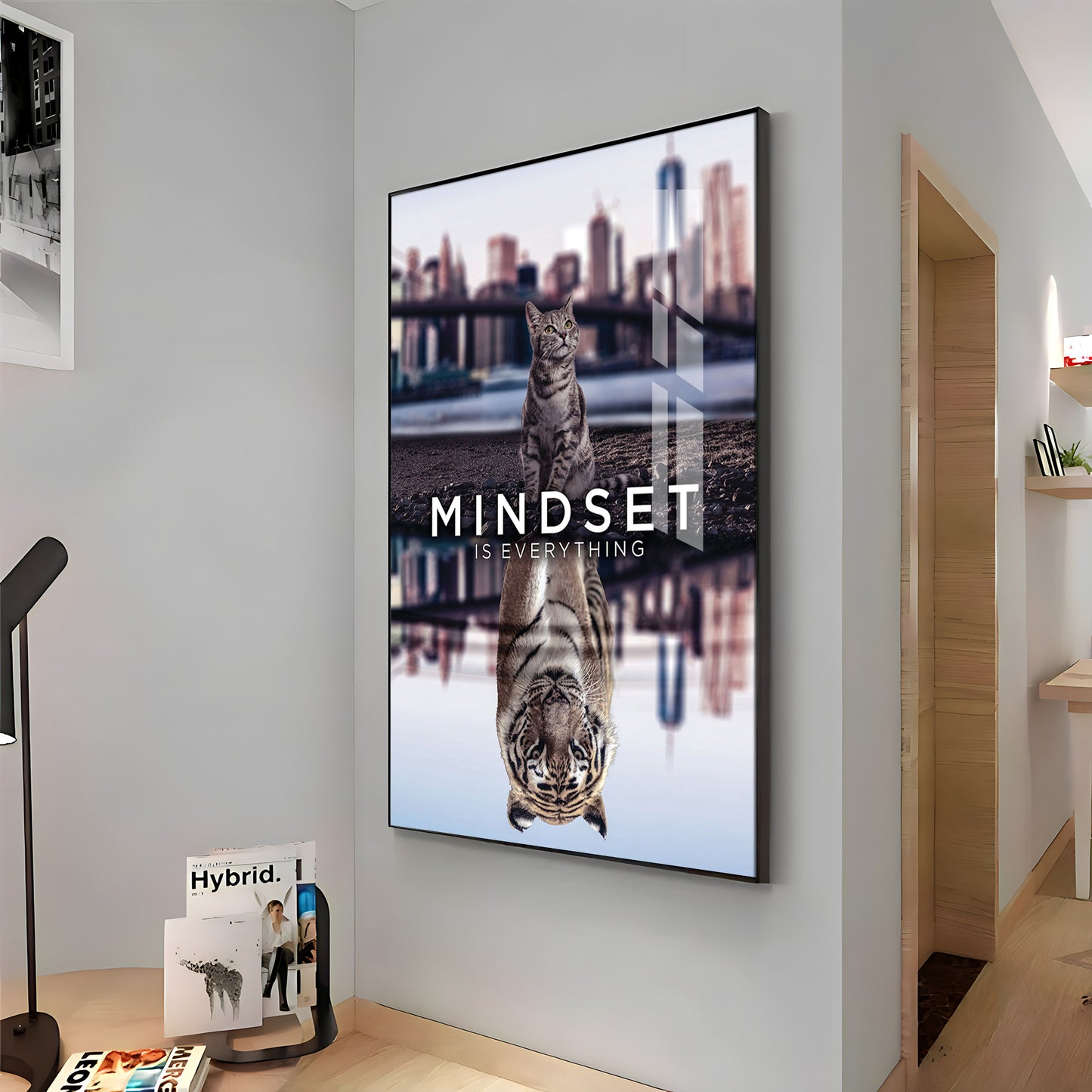 Mindset Is Everything Premium Acrylic Vertical Wall Art