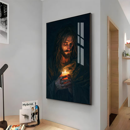 Jesus Christ Faithful Inspiration Premium Acrylic Wall Art