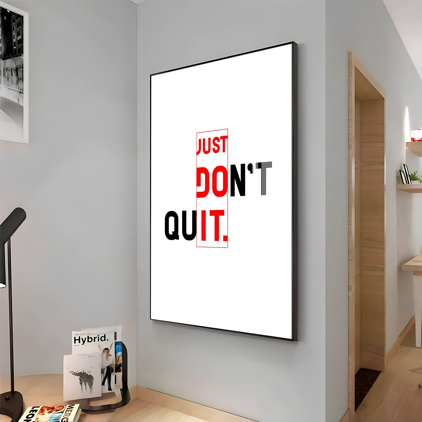 Just Do It Premium Acrylic Vertical Wall Art