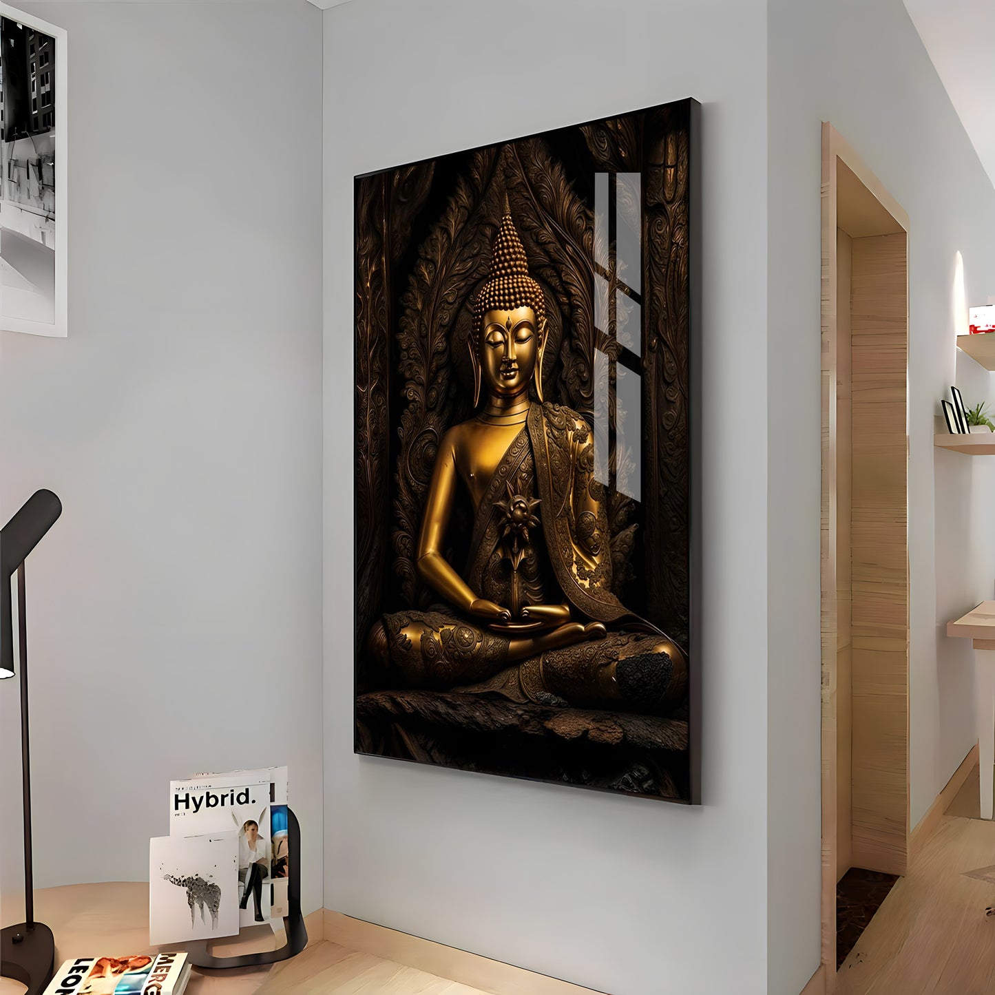 Radiant Serenity Premium Acrylic Vertical Wall Art