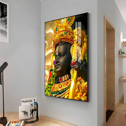 Ayodhya Darshan Premium Acrylic Vertical Wall Art