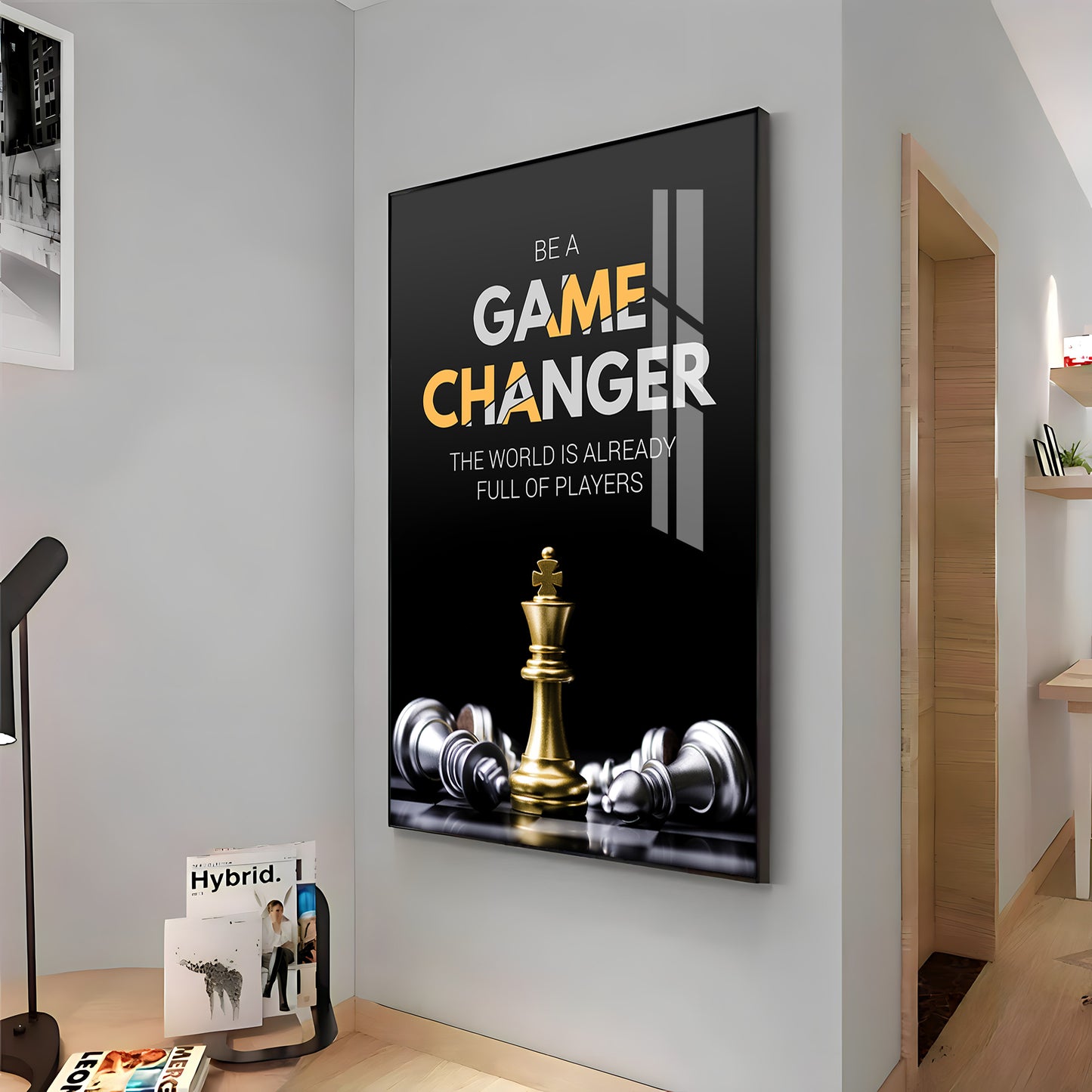 Be A Game Changer Premium Acrylic Vertical Wall Art