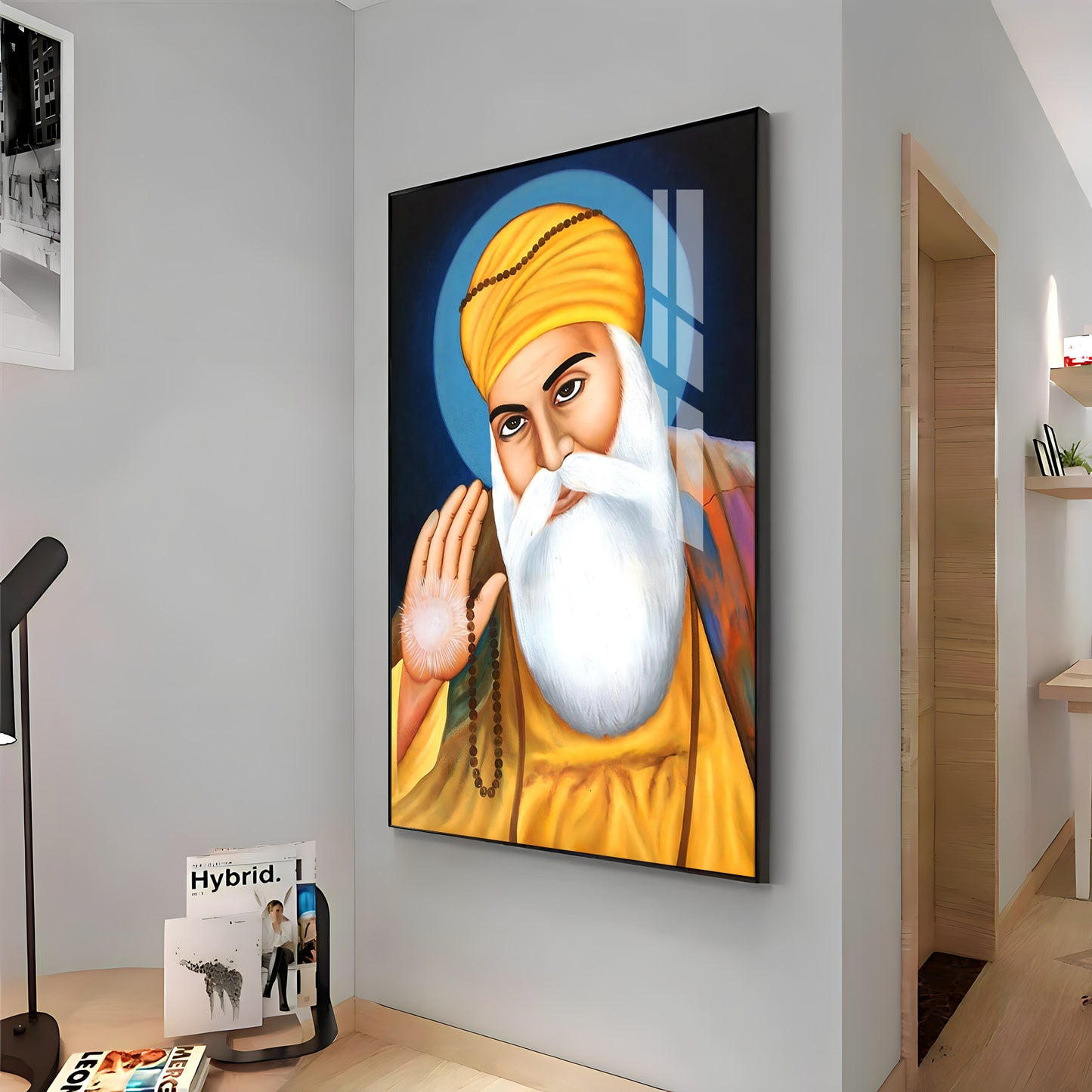 Wisdom Of Guru Nanak Ji Premium Vertical Acrylic Wall Art