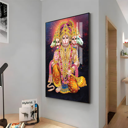 Hanuman's Valo Premium Vertical Acrylic Wall Art