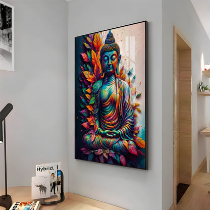 Perpetual Buddha Premium Acrylic Vertical Wall Art