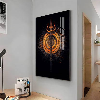 The Radiance of Shiva Premium Vertical Acrylic Wall Art