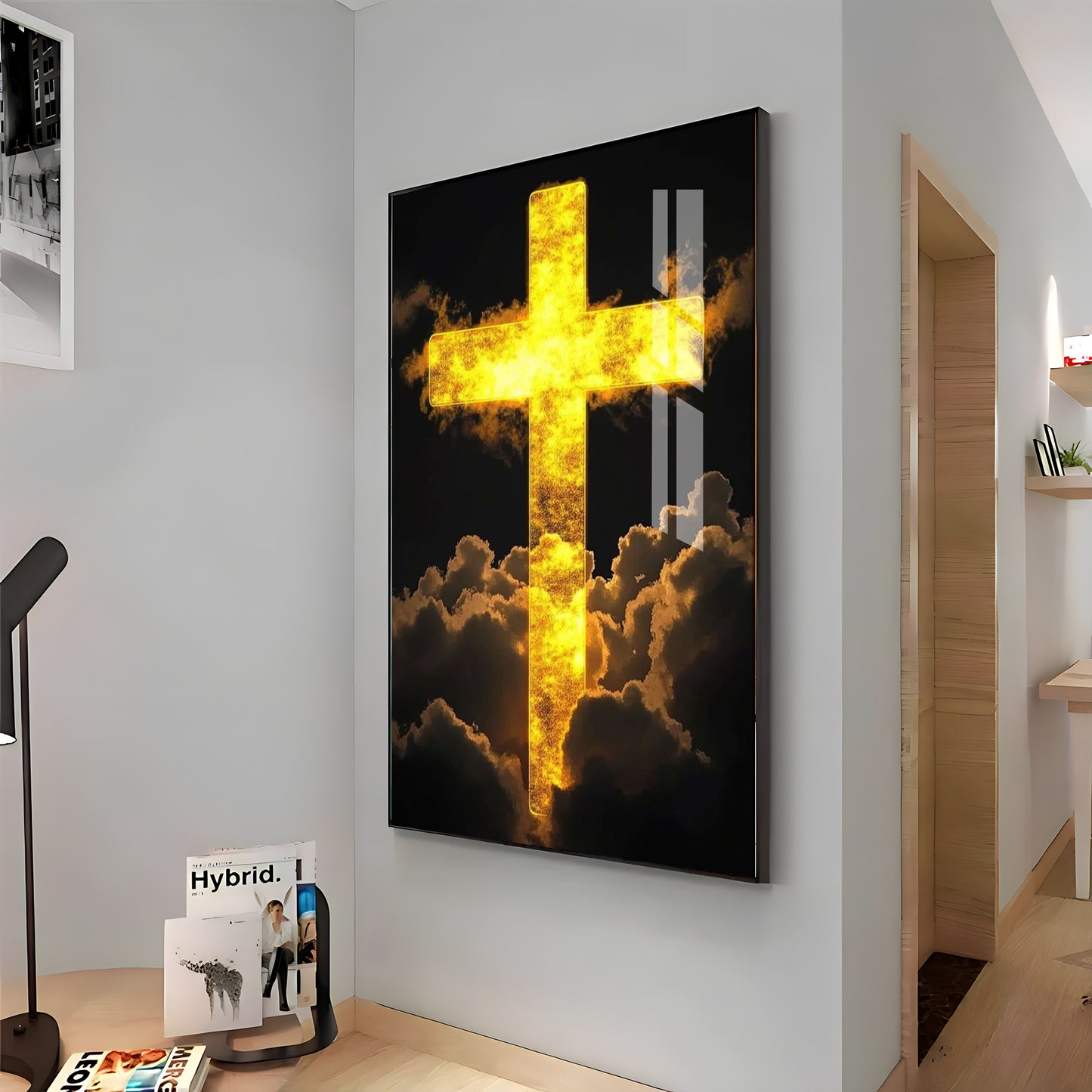 Heavenly Cross Vision Premium Acrylic Wall Art