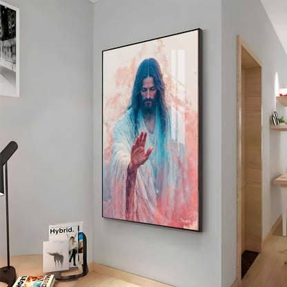 Jesus Christ Blessing Hand Premium Acrylic Wall Art