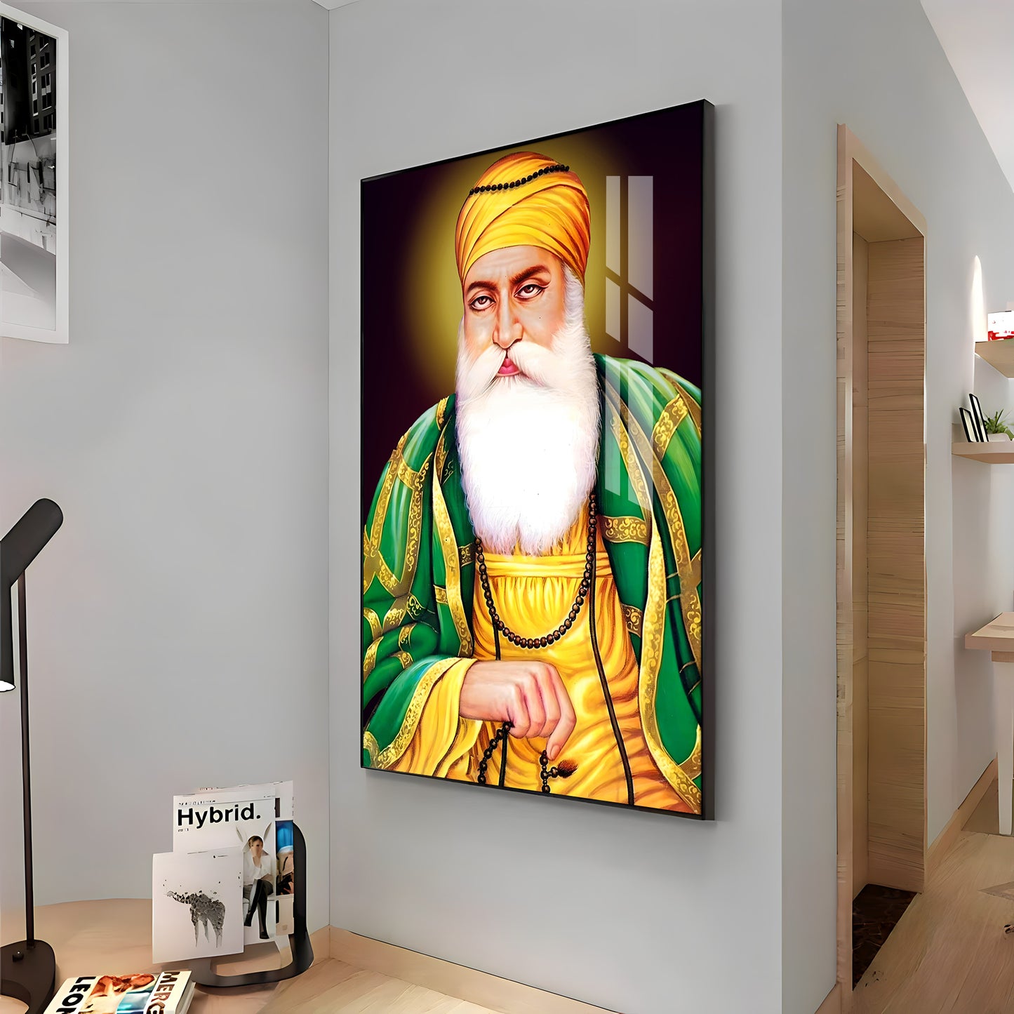 Guru Nanak Ji Premium Vertical Acrylic Wall Art