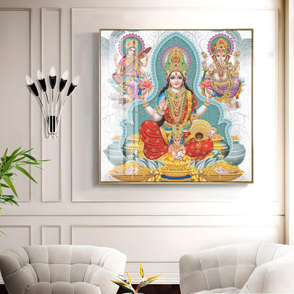 Supreme Serenity Deities Premium Acrylic Square Wall Art