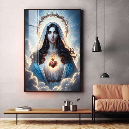 Heartfelt Devotion Premium Acrylic Vertical Wall Art