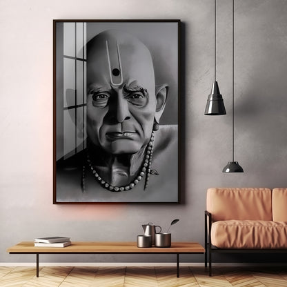 Majesty Shree Swami Samarth Premium Vertical Acrylic Wall Art