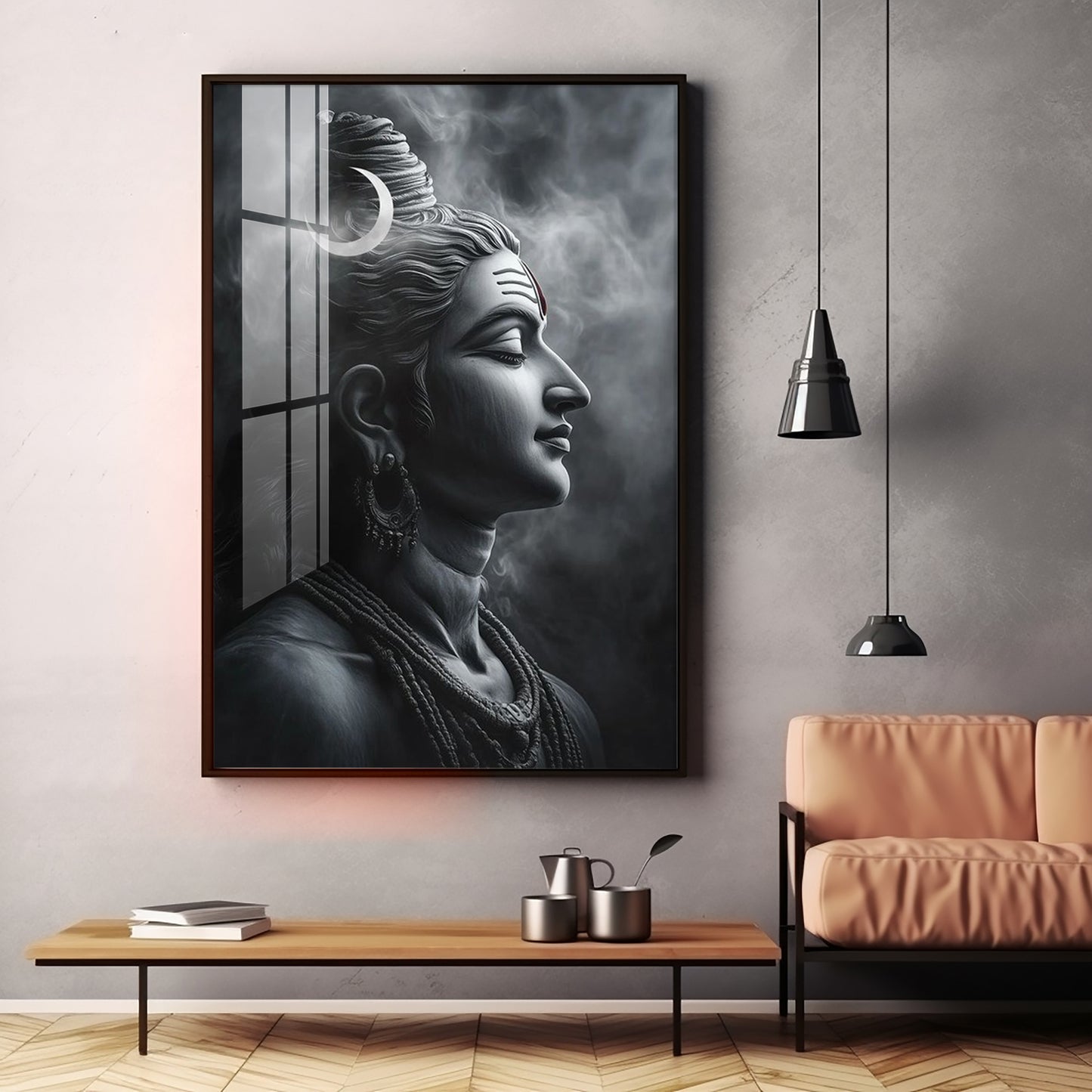 Lord Shiva Harmony Premium Acrylic Wall Art