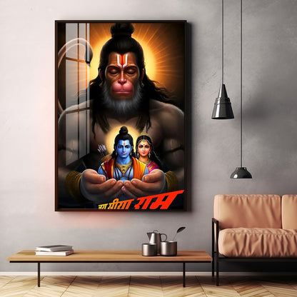 The Mighty Hanuman Premium Acrylic Wall Art