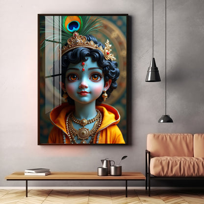 Infinite Krishna Imagery Premium Acrylic Wall Art