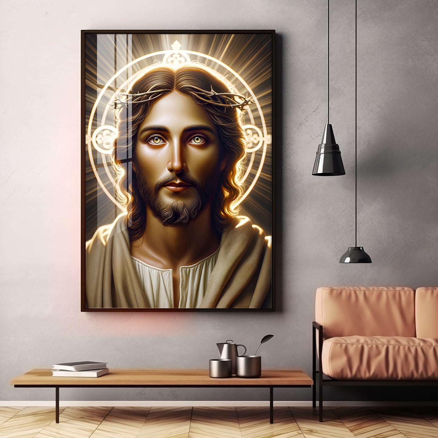 Sacred Serenity Premium Acrylic Vertical Wall Art