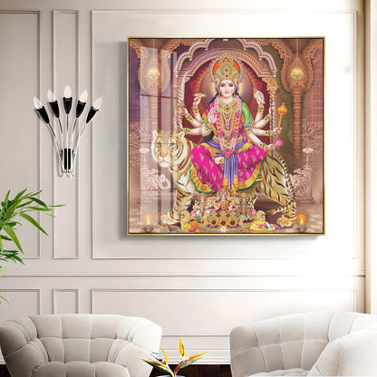 Goddess Radiant Devotion Premium Acrylic Square Wall Art