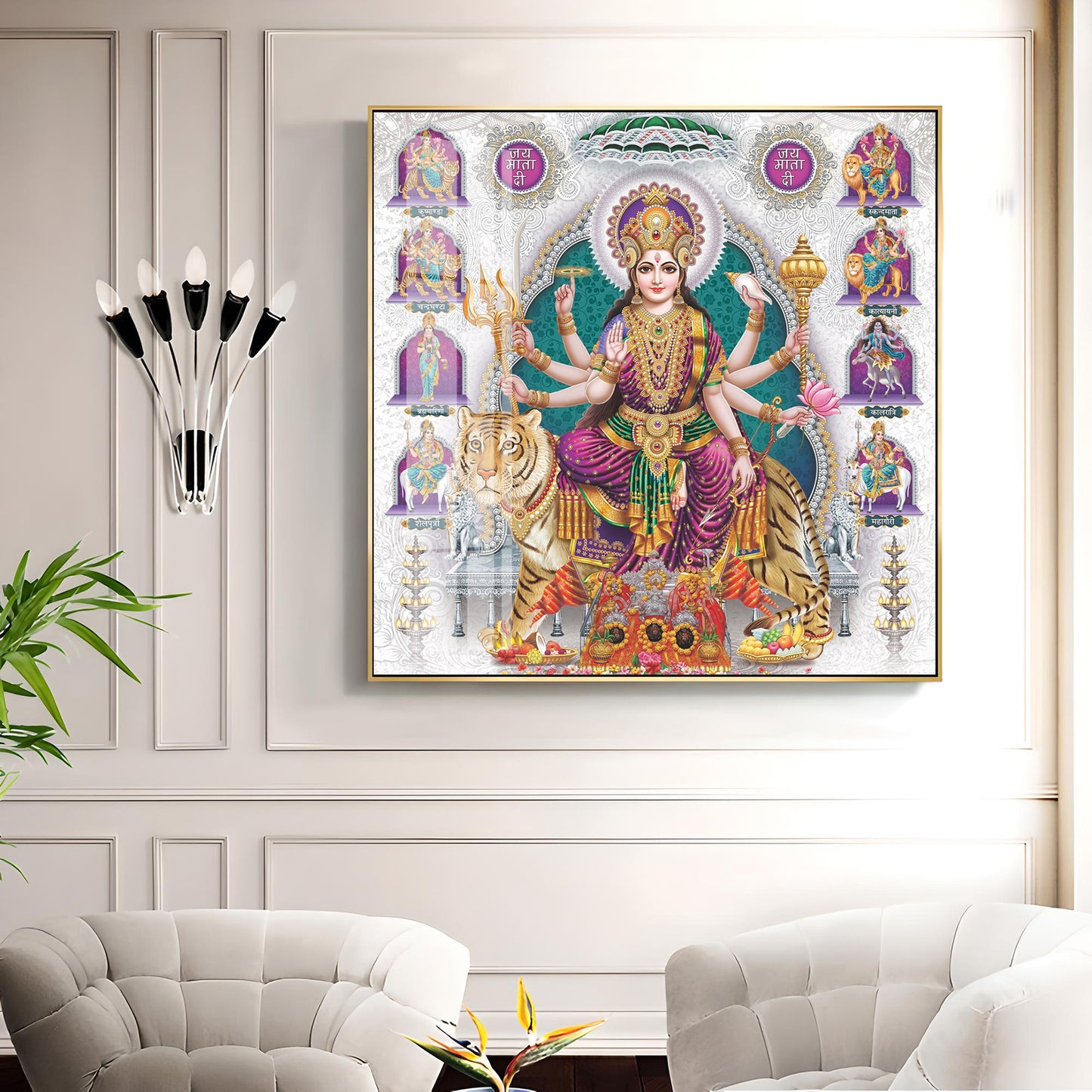 Spiritual Essence Premium Acrylic Square Wall Art