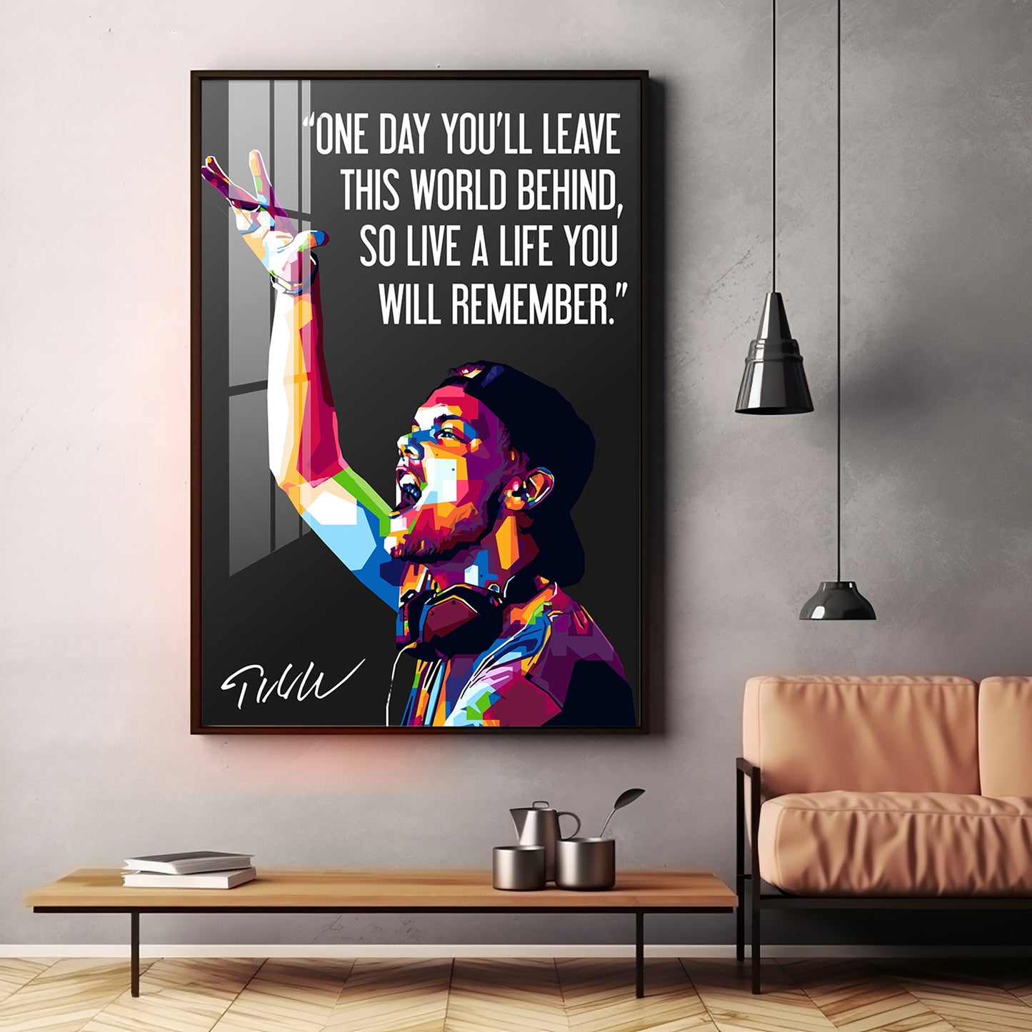 One Day You'll Leave This World Behind Premium Acrylic Vertical Wall Art