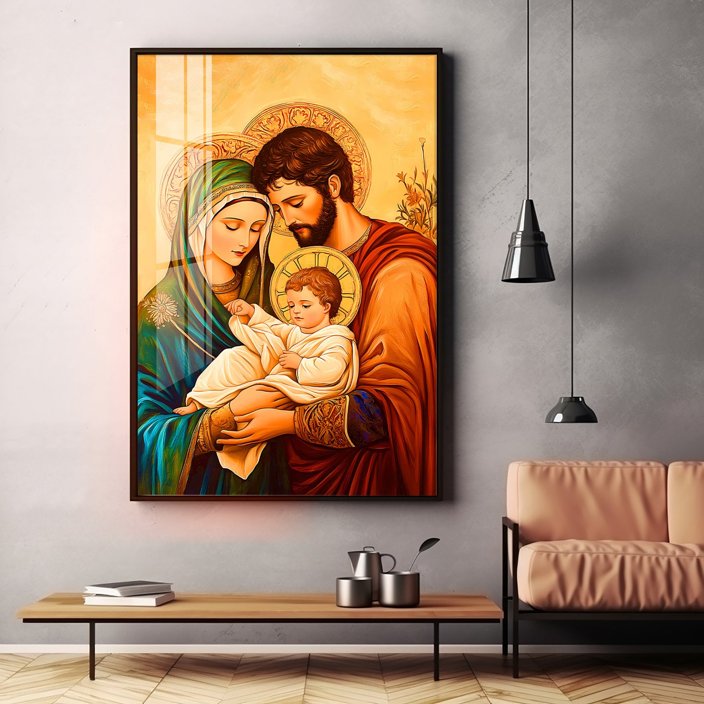 Holy Family Premium Acrylic Vertical Wall Art