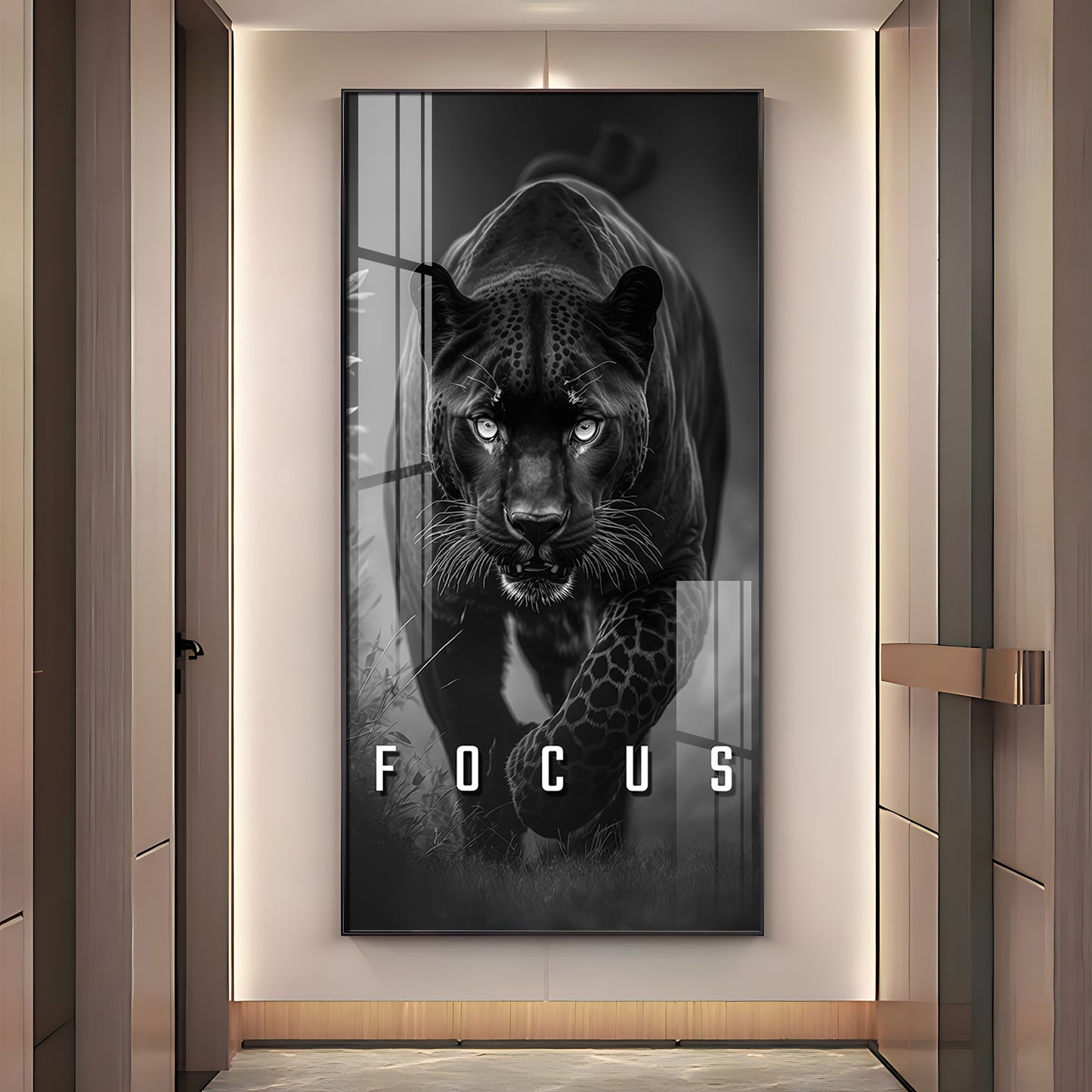 Focus Premium Acrylic Vertical Wall Art