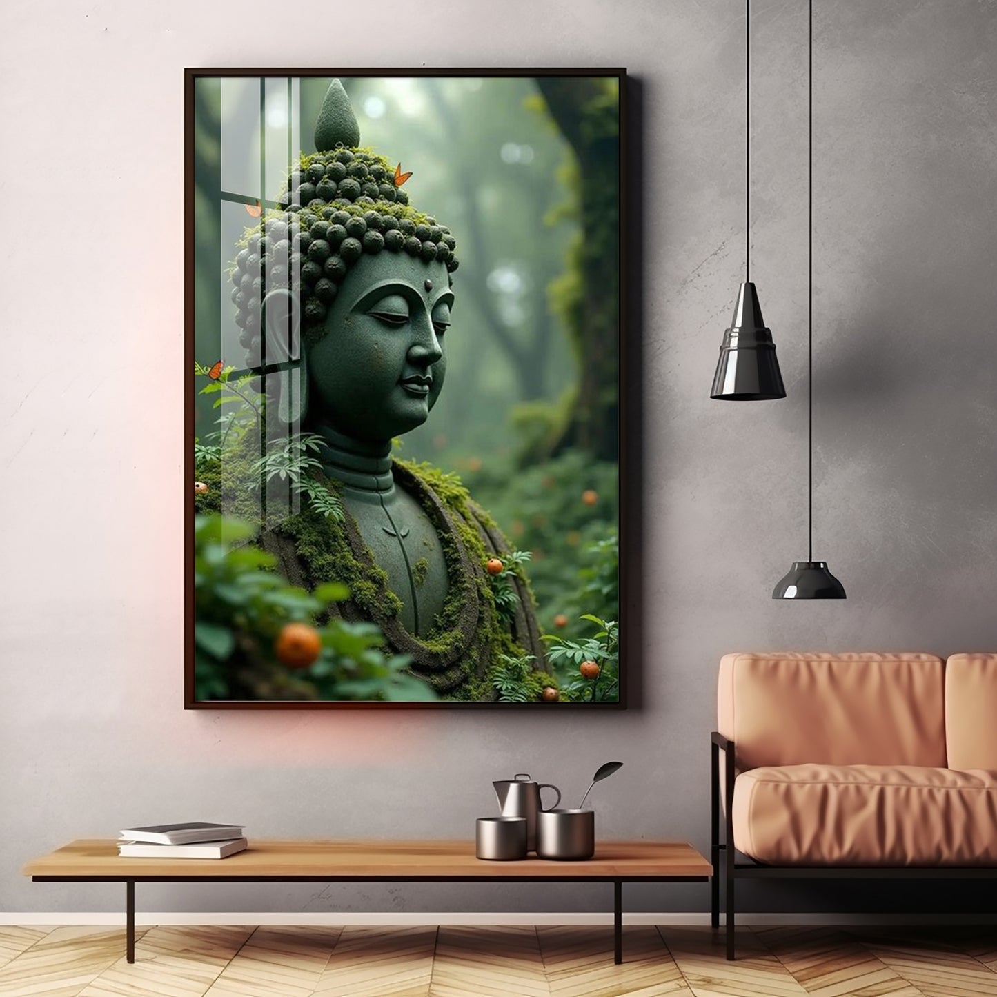 Zen Harmony Of Buddha Premium Acrylic Wall Art