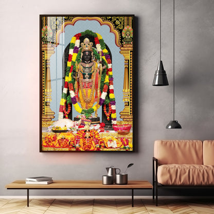Divine Blossom Rama Premium Acrylic Vertical Wall Art