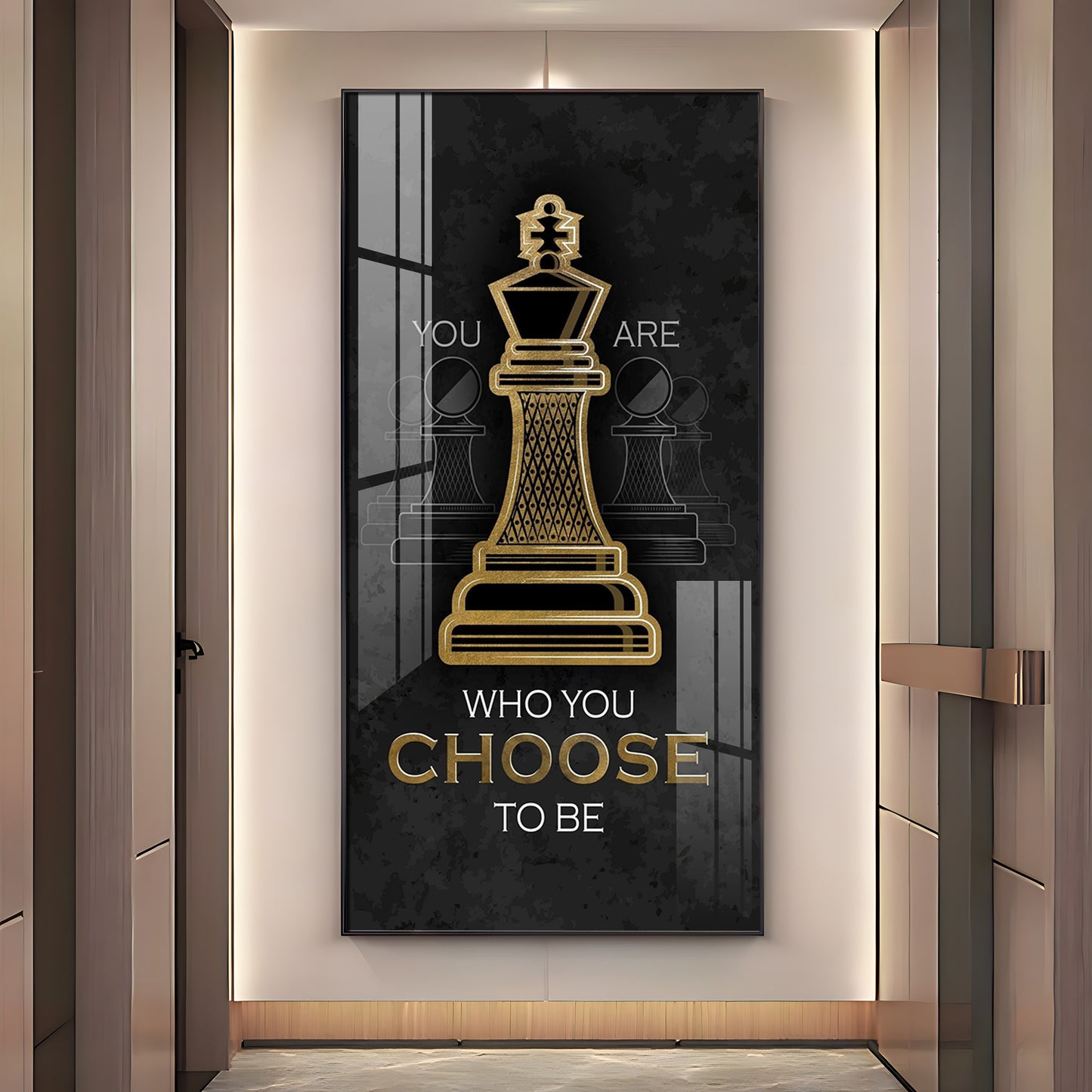 Who You Choose To Be Premium Acrylic Vertical Wall Art