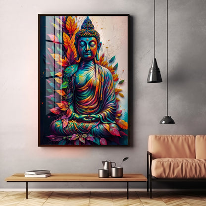 Perpetual Buddha Premium Acrylic Vertical Wall Art