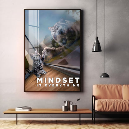 Mindset Is Everything Premium Acrylic Vertical Wall Art