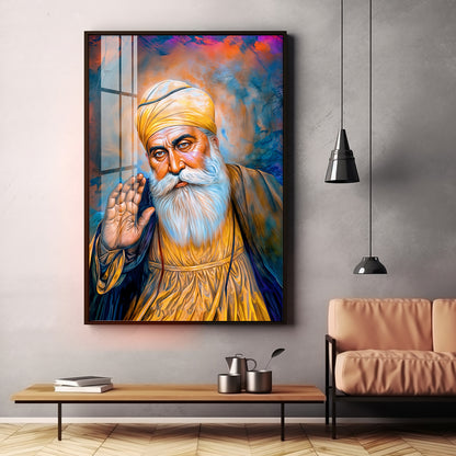 Divine Guru Ji Premium Vertical Acrylic Wall Art