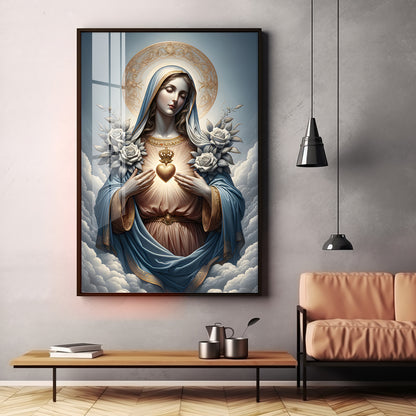 Heavenly Visions Premium Acrylic Vertical Wall Art