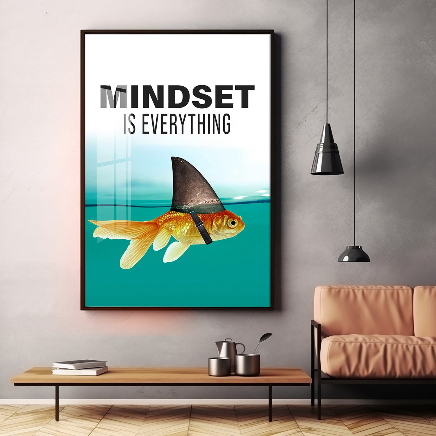 Mindset Is Everything Premium Acrylic Vertical Wall Art